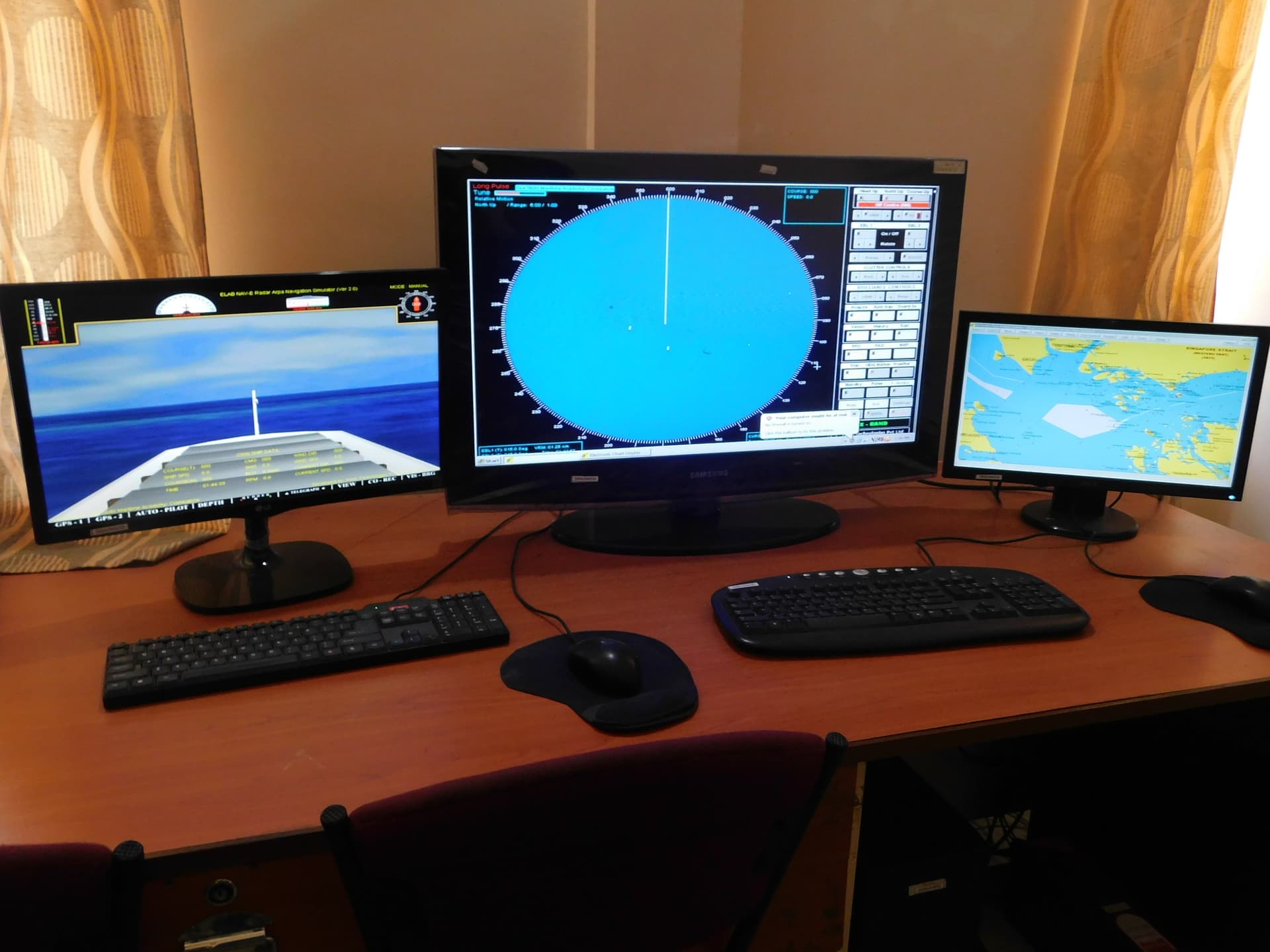 Radar ARPA & Navigation Simulator